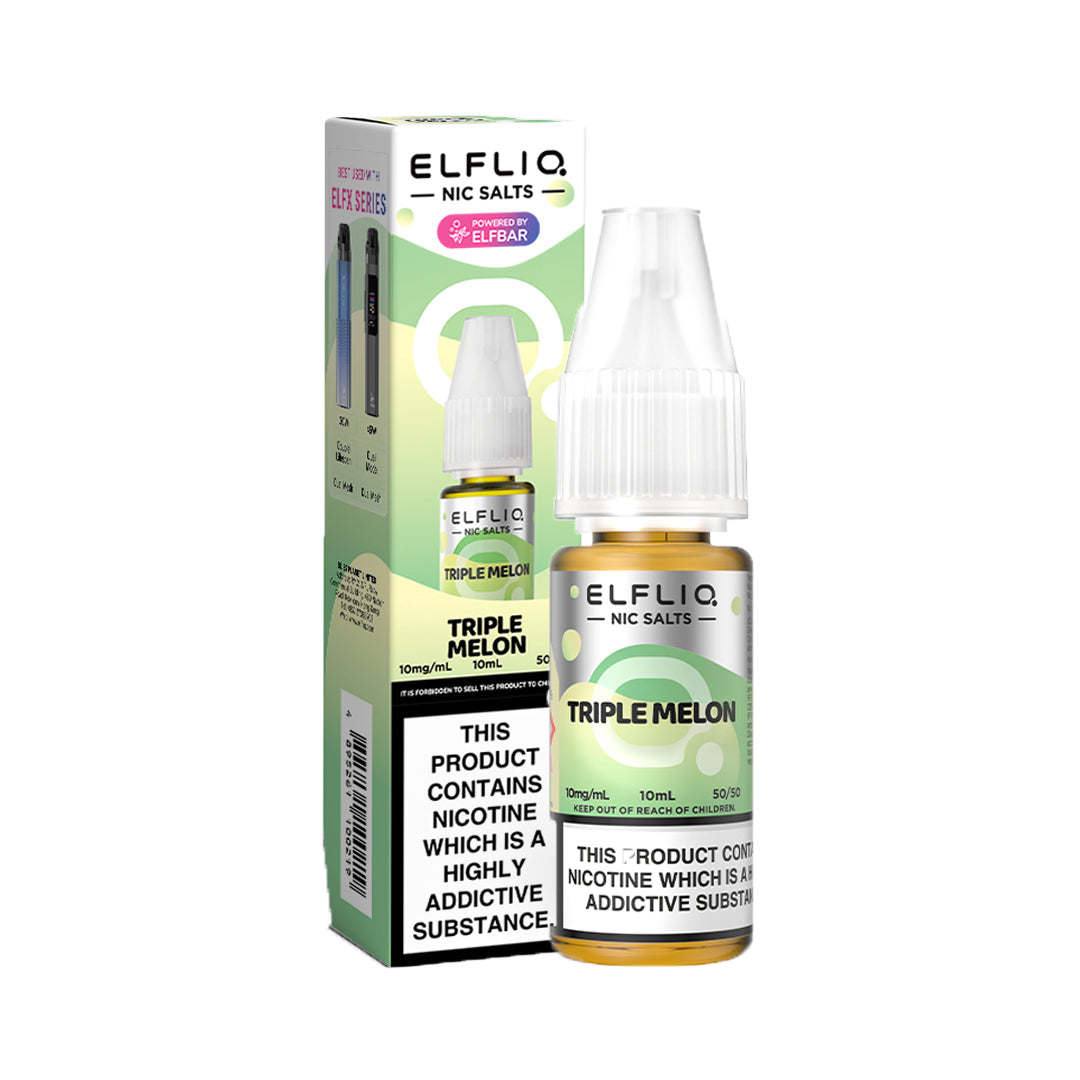Elf Bar Elfliq Triple Melon Nic Salts 10ml | The Ace of Vapez Distro