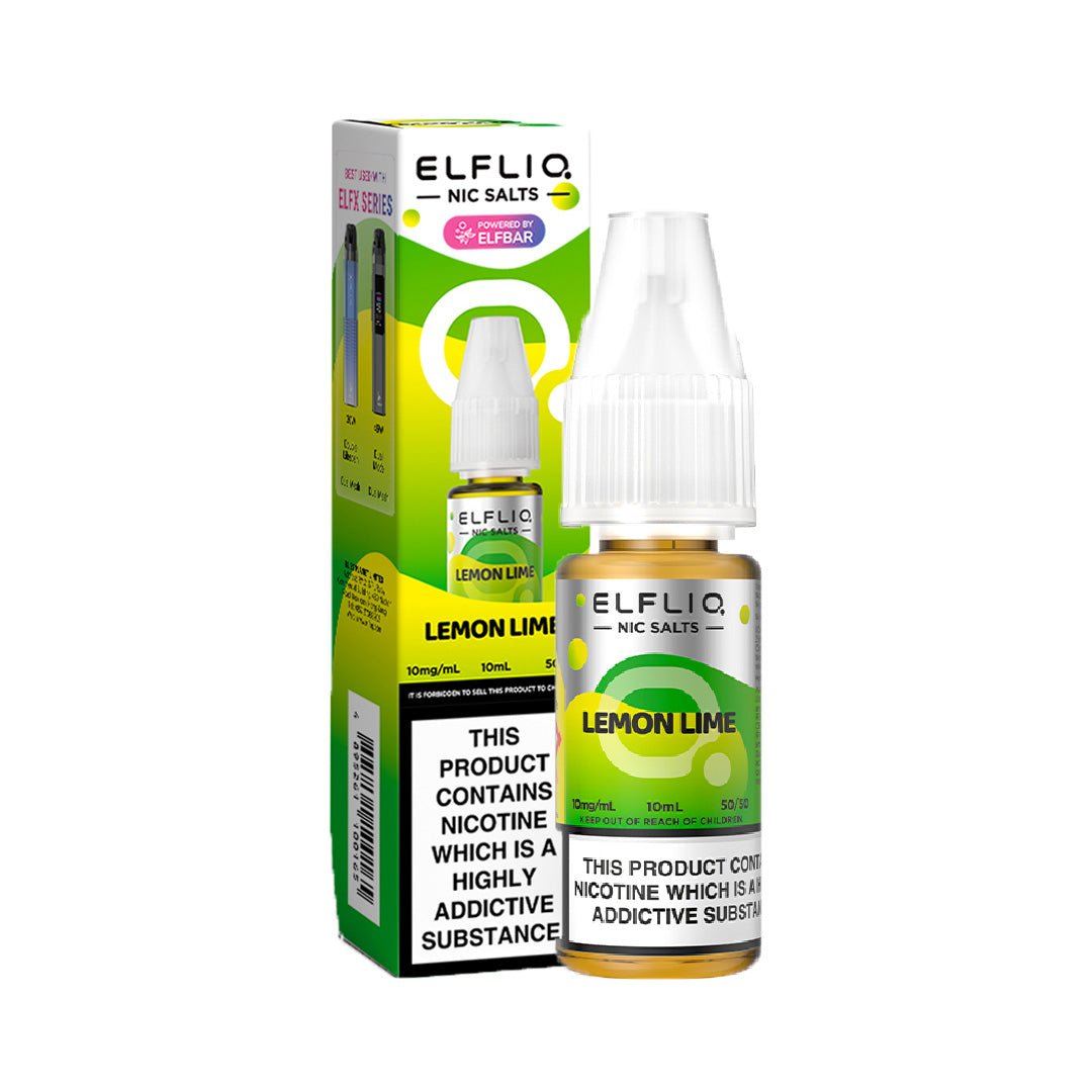 Elf Bar Elfliq Lemon Lime Nic Salts 10ml | The Ace of Vapez Distro
