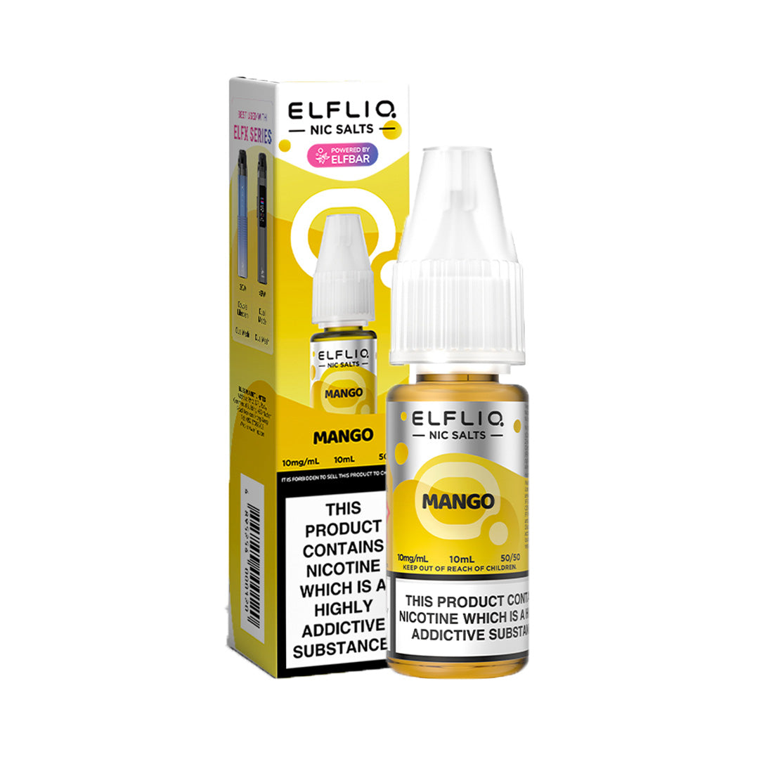 Elf Bar Elfliq Mango Nic Salts 10ml | The Ace of Vapez Distro