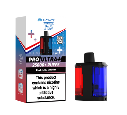 Hayati Pro Ultra Plus 25k Refill Pods Blue Razz Cherry | The Ace of Vapez Distro