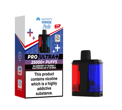 Hayati Pro Ultra Plus 25k Refill Pods Blueberry H' Bubba / Watermelon H' Bubba | The Ace of Vapez Distro