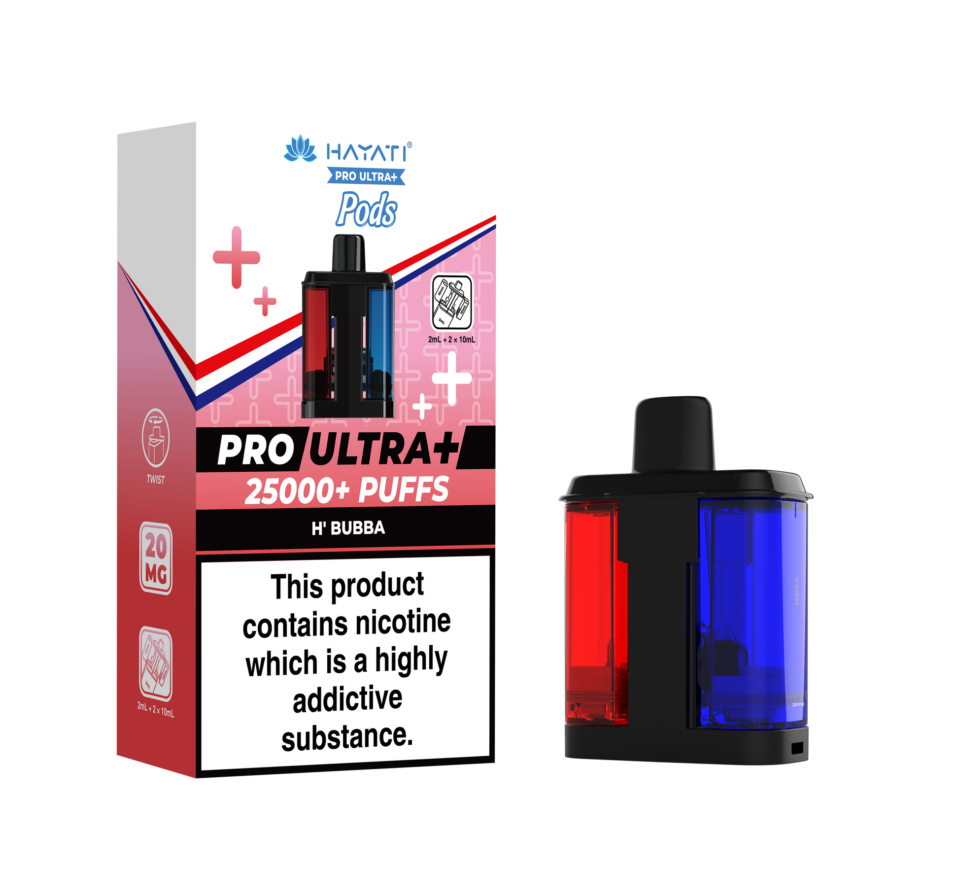 Hayati Pro Ultra Plus 25k Refill Pods H' Bubba | The Ace of Vapez Distro