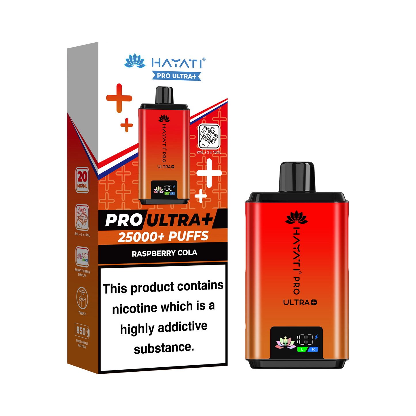 Hayati Pro Ultra Plus 25K Prefilled Vape Kit
